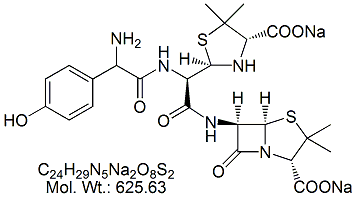AMX33N: Amoxicillin USP RC M
