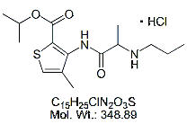 ACN03H: Articaine EP Impurity C HCl