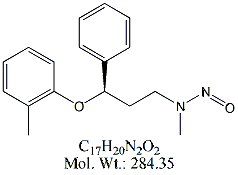 ATM48: Atomoxetine N-Nitroso Analog
