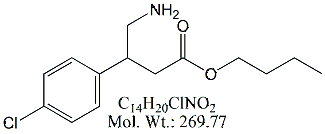 BCF73: Baclofen RC 13