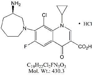 BSF00H: Besifloxacin HCl