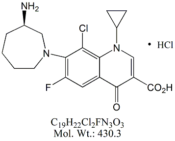 BSF00H: Besifloxacin HCl
