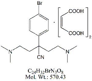 BPM61M: Brompheniramine RC 1 (Dimaleate)