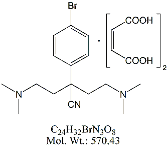 BPM61M: Brompheniramine RC 1 (Dimaleate)