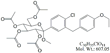 DPG40: Dapagliflozin Methoxy Tetraacetate