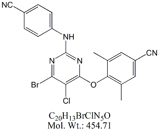 ETV65: Etravirine 6-Desamino 5-Chloro Impurity