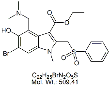 ADX56: Arbidol Sulfone