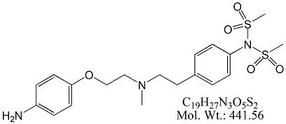 DFT54: Dofetilide N-Desmethylsulfonyl N`-Methylsulfonyl Impurity