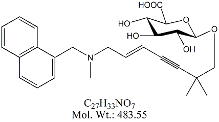 TBN54: Terbinafine Hydroxy β-D-Glucuronide
