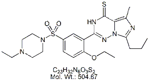 VDF63: Vardenafil Thione
