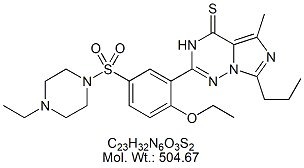 VDF63: Vardenafil Thione