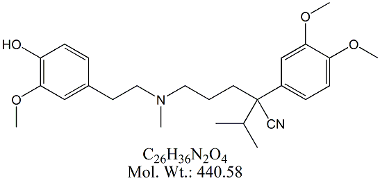 VRP52: Verapamil p-O-Desmethyl