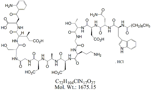 DPT51H: Daptomycin Linear Impurity (HCl)
