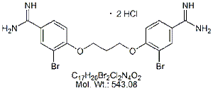DBP00H: Dibromopropamidine Dihydrochloride