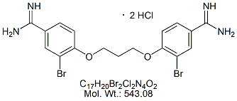 DBP00H: Dibromopropamidine Dihydrochloride