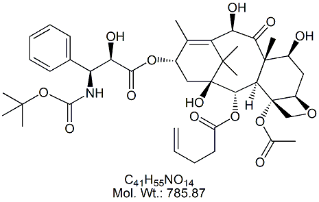 DTX52: Docetaxel 2-Pentenoyl Analog