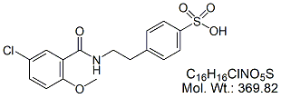 GLB50: Glyburide Benzenesulfonate