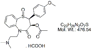 DTZ38F: Diltiazem Sulfoxide (Formate Salt)