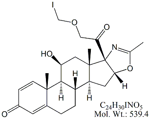DFZ59: Deflazacort 21-O-Iodomethoxy Analog