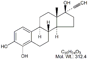 ETE54: Ethinylestradiol 4-Hydroxy Impurity
