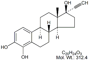 ETE54: Ethinylestradiol 4-Hydroxy Impurity