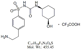 GLB52T: Glyburide Desbenzamide 3-Hydroxy cis-Isomer (TFA)