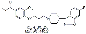 ILP51: Iloperidone 1-Desacetyl 1-Propionyl