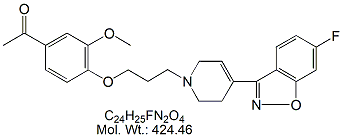 ILP52: Iloperidone 3,4-Dehydropiperidine