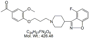 ILP53: Iloperidone 6-Desfluoro 4-Fluoro