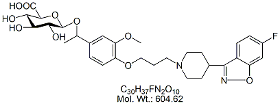 ILP56: Iloperidone Hydroxy β-D-Glucuronide