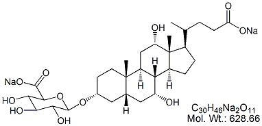 CAX51N: Cholic Acid 3-O-β-Glucuronide Disodium Salt
