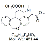 OLP37T: Olopatadine N-Desmethyl Methyl Ester (TFA Salt)