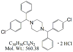 MCL06H: Meclizine EP Impurity F (2HCl)