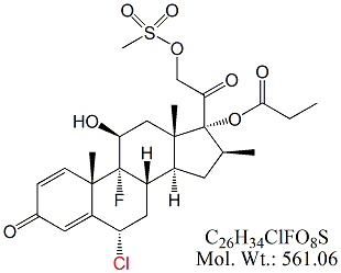HBS68: Halobetasol Propionate 6-Chloro 21-Mesylate