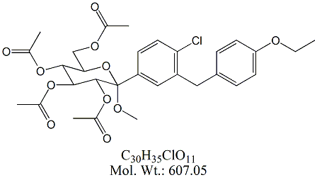 DPG40: Dapagliflozin Methoxy Tetraacetate