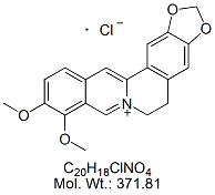 BBR00H: Berberine Hydrochloride