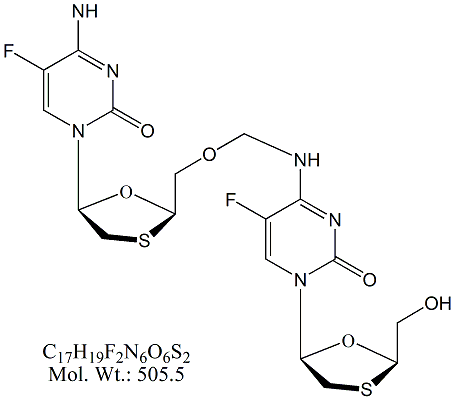EMT69: Emtricitabine N,O-Methylene Dimer