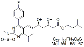 RSV56: Rosuvastatin Isoamy Ester