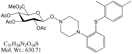 VXT81: Vortioxetine N-Hydroxy O-β-D-Glucuronide Triacetate