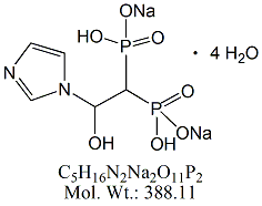 ZLD00N: Zoledronic Acid Disodium Salt Tetrahydrate