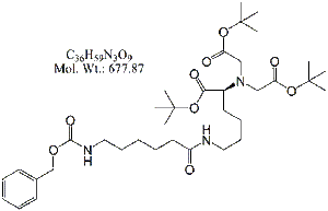 ACP62: Aminocaproic Nitrilotriacetic Acid Tri-t-Butyl Ester N-Benzyloxycarbonyl
