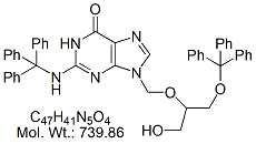 GCC55: Ganciclovir N,O-Ditrityl