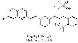 MTL87M: Montelukast Impurity 7 (Mesalate)