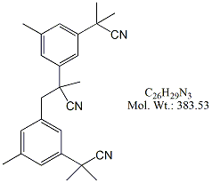 ANS40: Anastrozole Didestriazole Dimer Impurity
