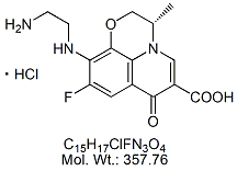 LFX69H: Levofloxacin Desethylene N-Desmethyl Impurity (HCl)