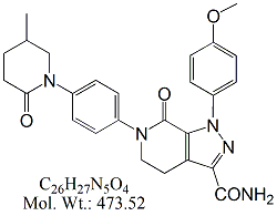 APX55: Apixaban 5-Methyl
