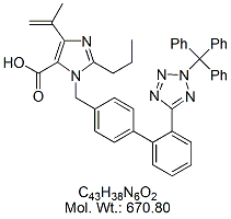 OLM44: Olmesartan N2-Trityl Anhydro Acid