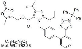 OLM41: Olmesartan Medoxomil Anhydro N2-Trityl Impurity
