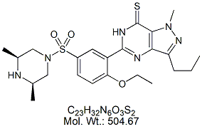 SDFE9: Sildenafil RC 59