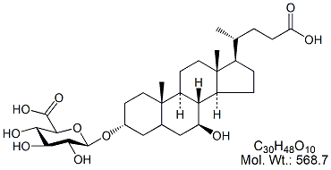UDC43A: Ursodeoxycholic Acid 3-O-β-D-Glucuronide (Acid)